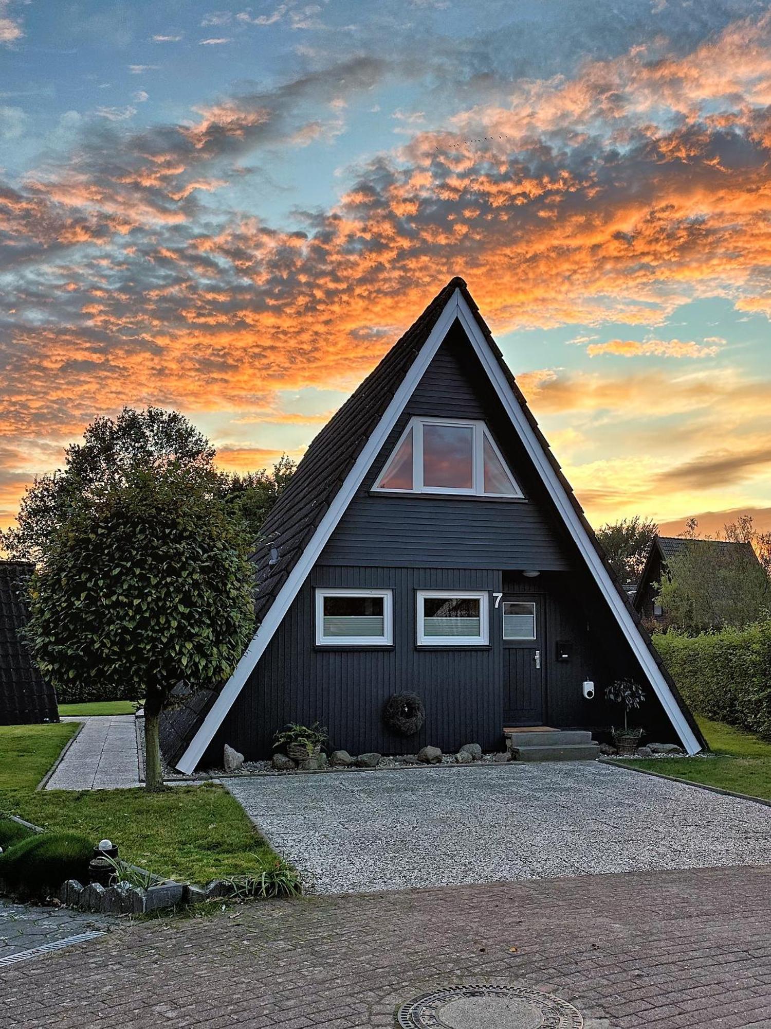 Nur-Dach-Haus Am Alfsee Rieste Екстериор снимка
