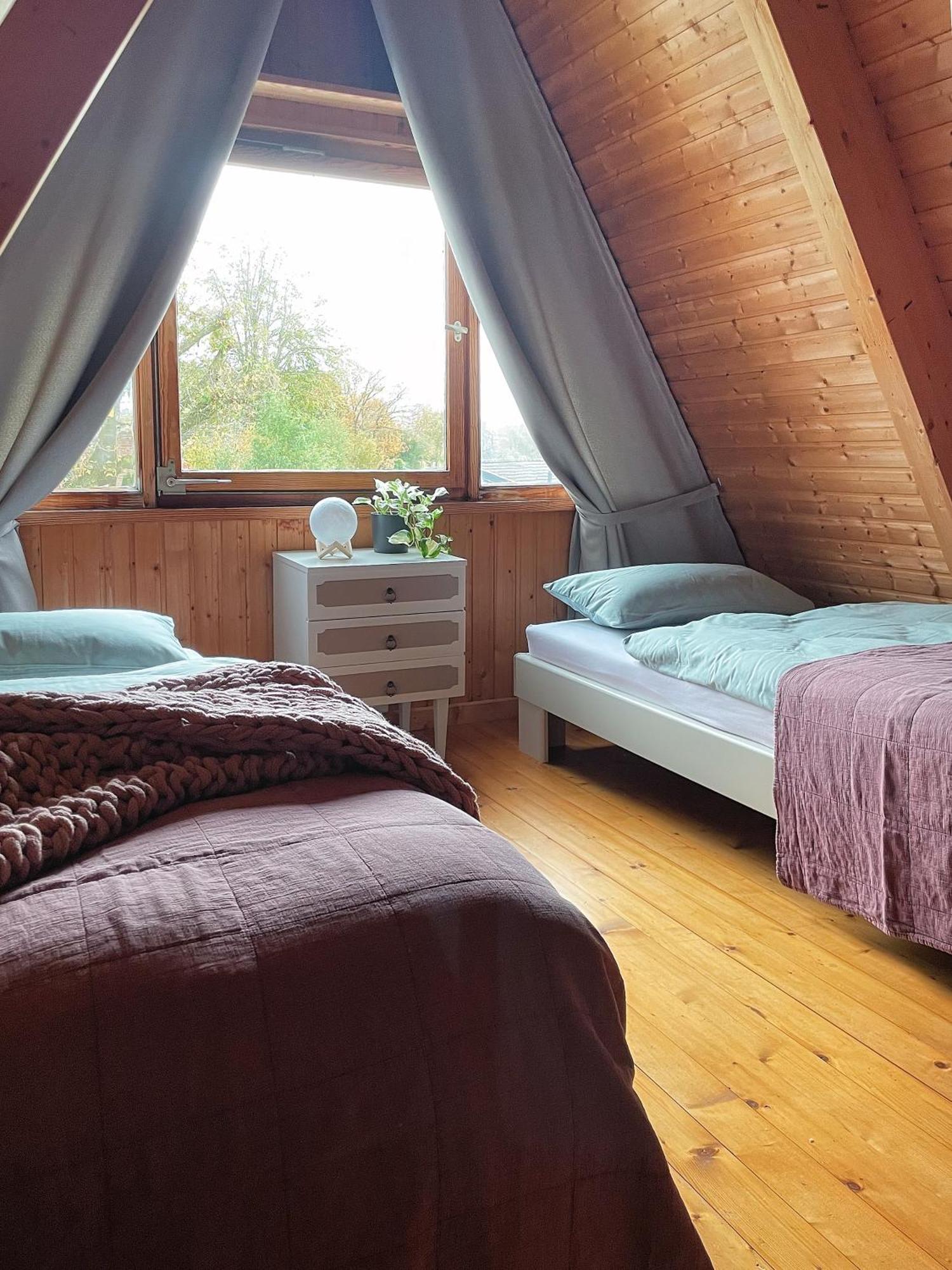 Nur-Dach-Haus Am Alfsee Rieste Екстериор снимка