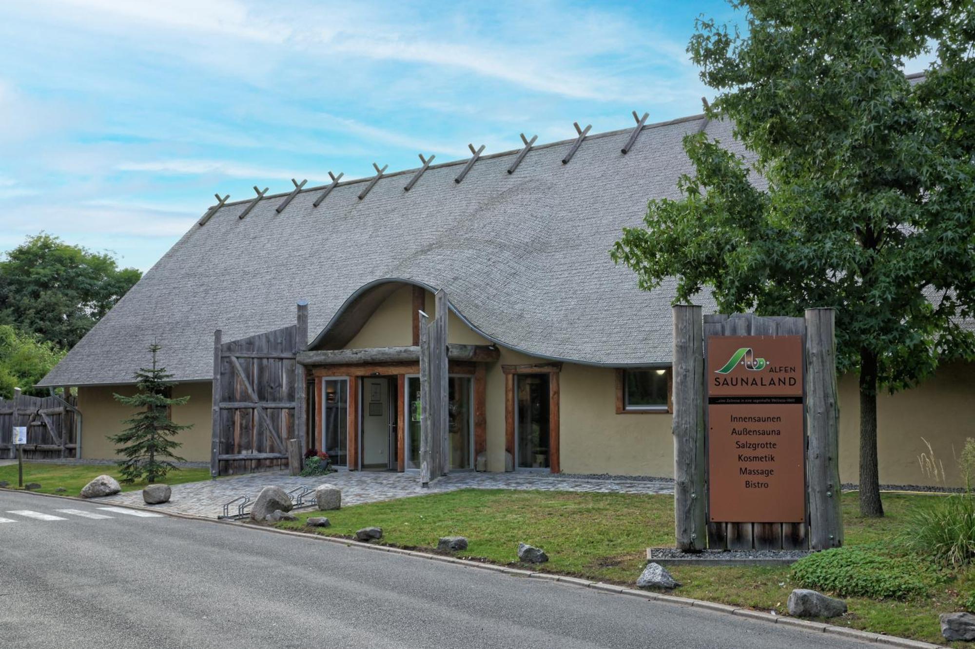 Nur-Dach-Haus Am Alfsee Rieste Екстериор снимка